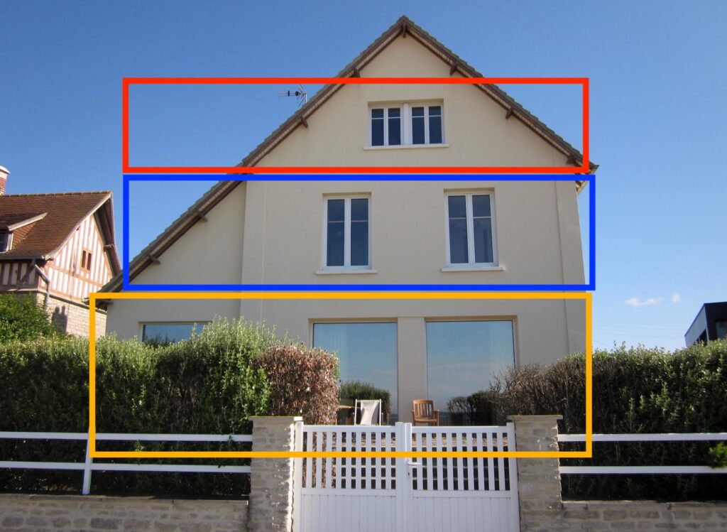 Gîte &quot;Le Cottage&quot; i Asnelles, mod havet, med privat have og direkte adgang til stranden.